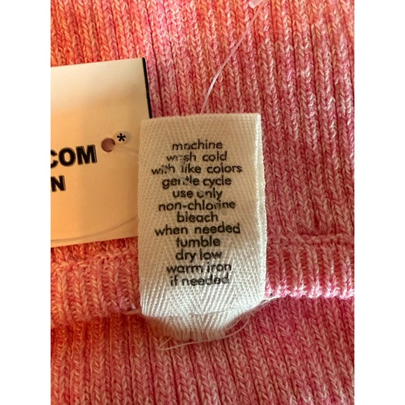 NEW Tilly's Full Tilt Pink Space Dye Pink Ribbed Halter XXL - Picture 5 of 6